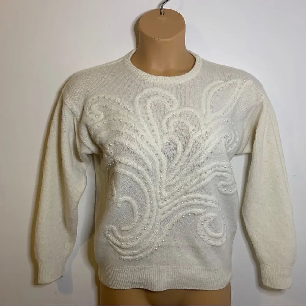 Vintage Carducci Lambswool & Rabbit Hair Sweater M